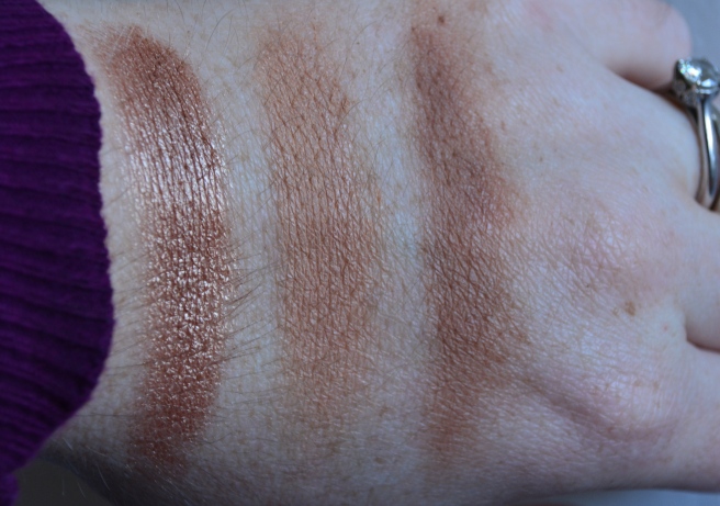 all natural non toxic bronzer blush swatches from Au Naturale Cosmetics